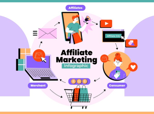 Visual of Affiliate Marketing Infographic
