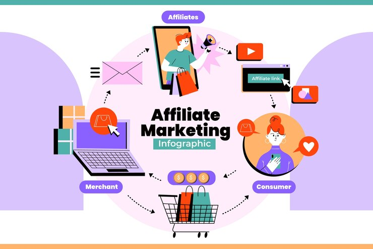 Visual of Affiliate Marketing Infographic