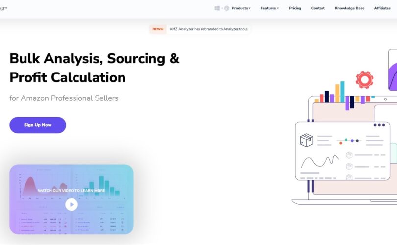 Home page Analyzer.tools