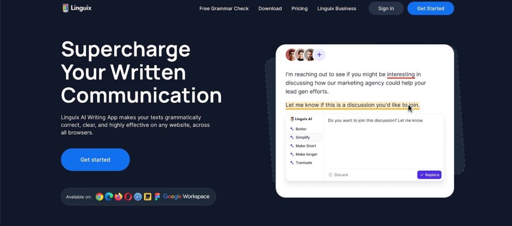 AI tool home page
