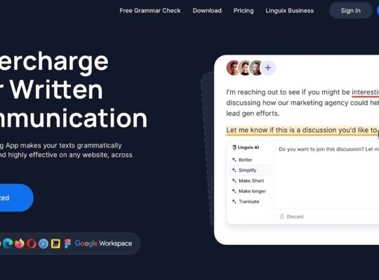 AI tool home page